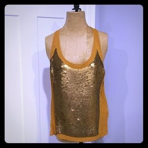 Trouve Sequin Tank Top